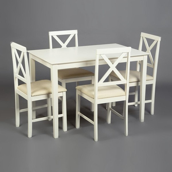    ( + 4 )/ Hudson Dining Set ivory white ( ) (,  4)