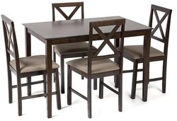    ( + 4 )/ Hudson Dining Set cappuccino ( )